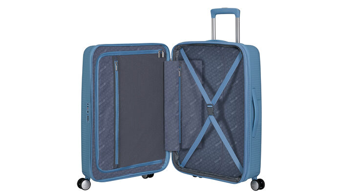 Innenorganisation mit zusätzlicher Reißverschlusstasche.