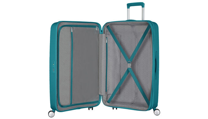 Innenorganisation mit zusätzlicher Reißverschlusstasche.