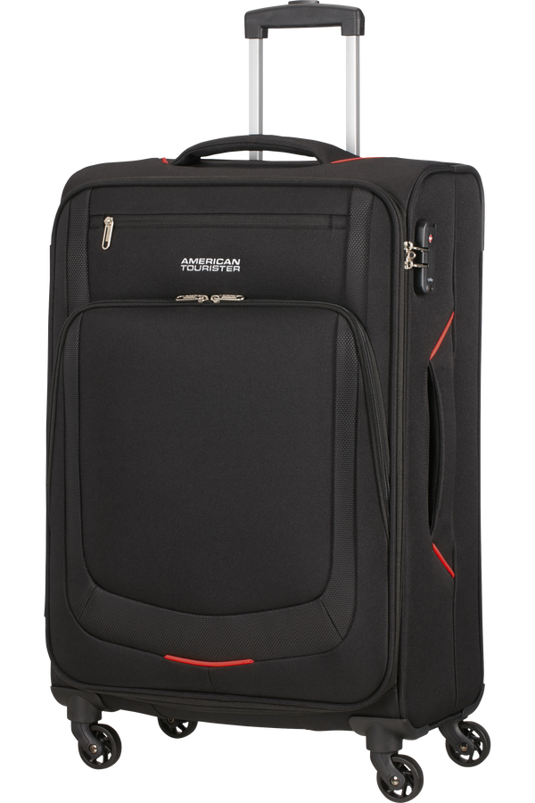 American Tourister Summer Session Spinner TSA M  Black/Red