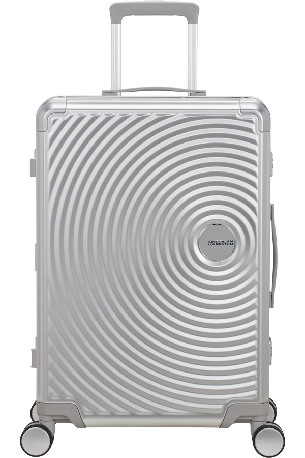 American Tourister Soundbox Alu Spinner TSA 68cm  Silver