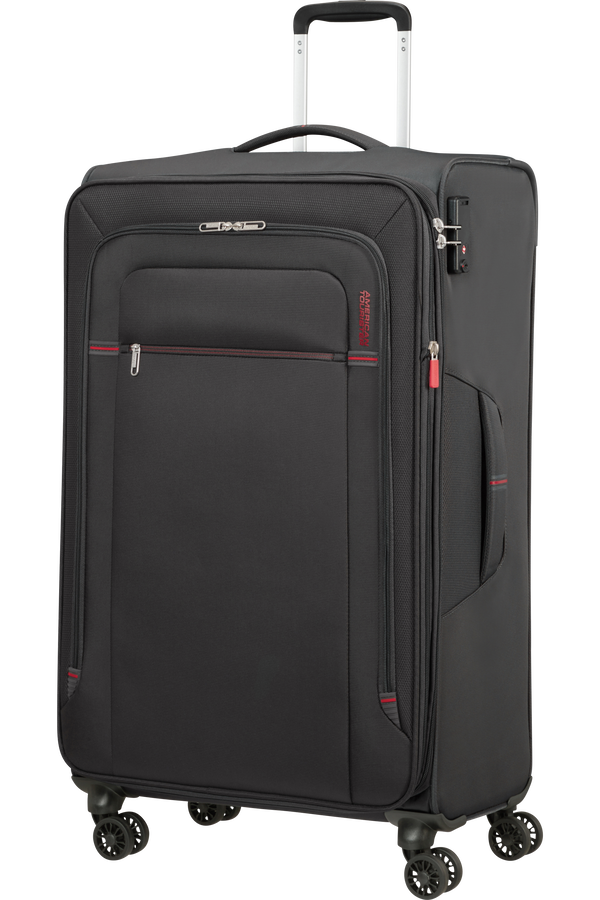 American Tourister Crosstrack Spinner Expandable 79cm  Gris/Rouge