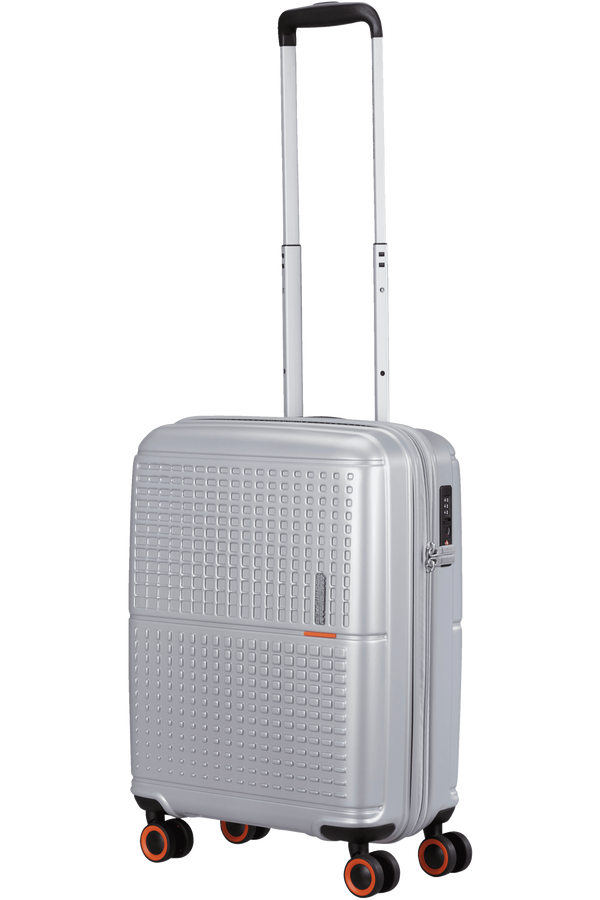 American Tourister Geopop Spinner 55/20 Tsa. 55cm  Argent métal