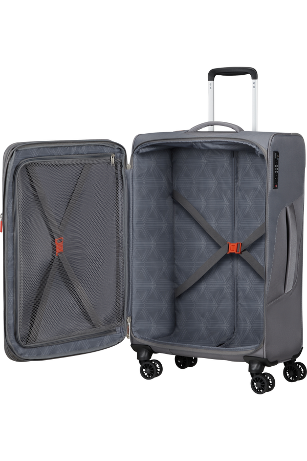 American Tourister Summerfunk Spinner Exp TSA 67cm  Titanium Grey