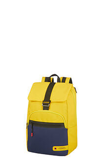 American Tourister City Aim Laptop Backpack Coated  15.6inch Blue/Yellow