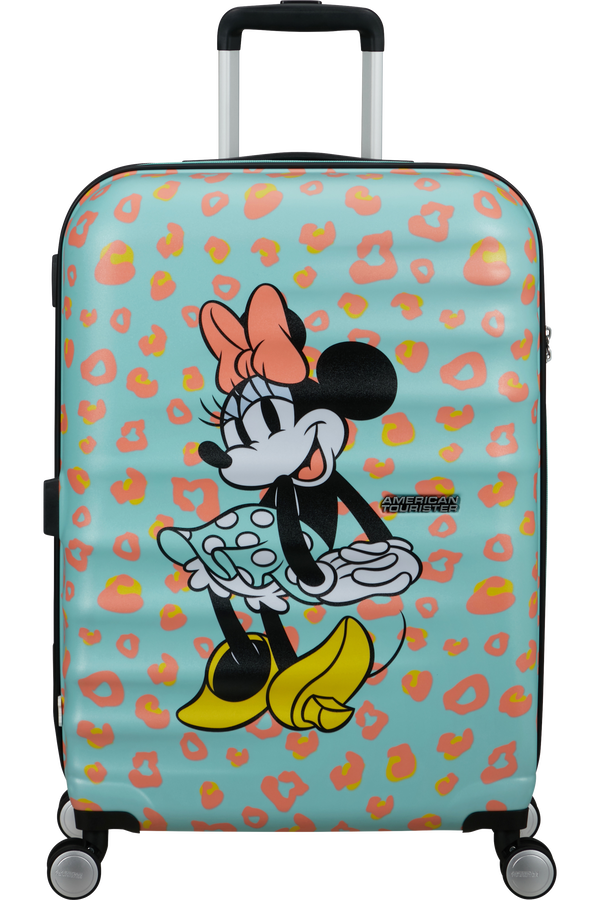 American Tourister Disney Wavebreaker Spinner TSA Disney Fl 67cm  Minnie Pastel Dots