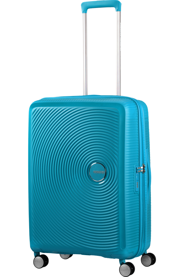 American Tourister Soundbox Spinner erweiterbar 67cm Summer Blue