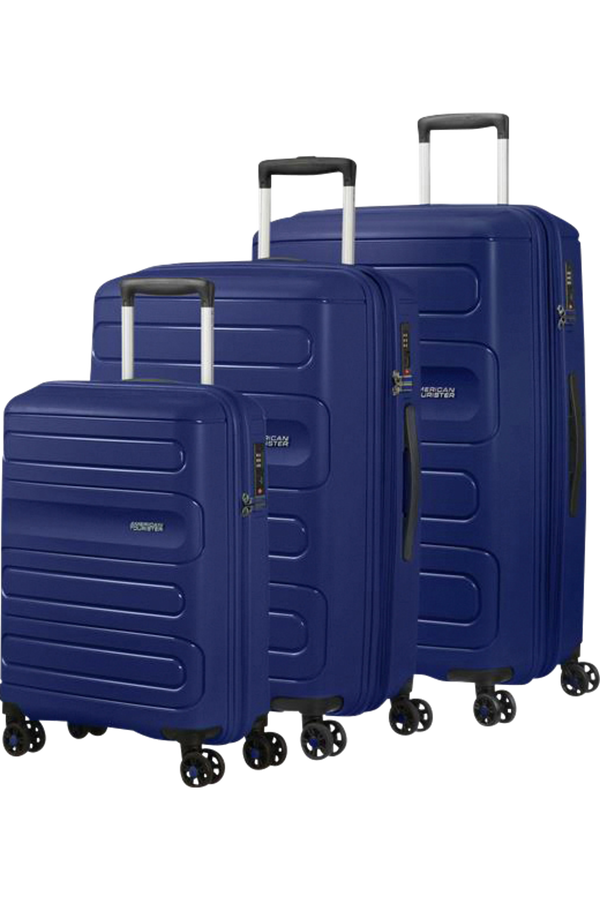 American Tourister Sunside 3 Pc Set C  Bleu marine fonc&eacute;