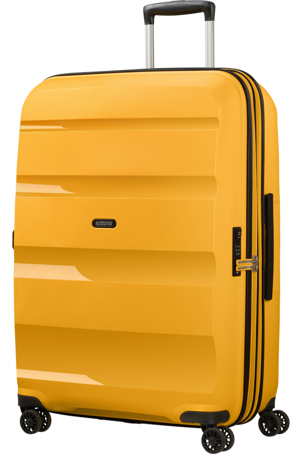 American Tourister Bon Air Dlx Spinner TSA Expandable 75cm  Light Yellow