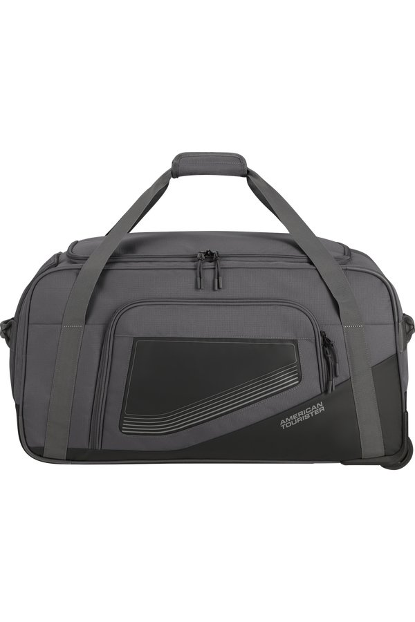 American Tourister City Racer Duffle with Wheels M  Schwarz