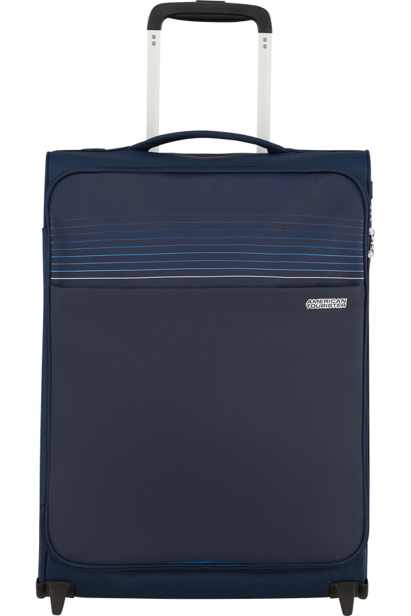 American Tourister Lite Ray Upright TSA 55cm  Bleu marine foncé