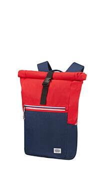 American Tourister Upbeat Rolltop Laptop Backpack Zip 14.1'  Blau/Rot