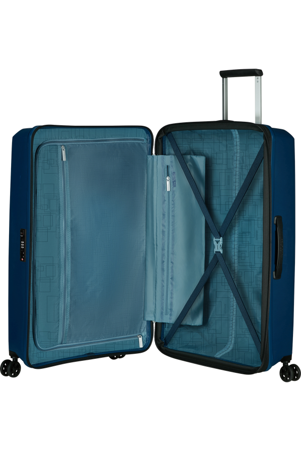 American Tourister Aerostep Spinner 77/28 Exp Tsa 77cm  Bleu marine