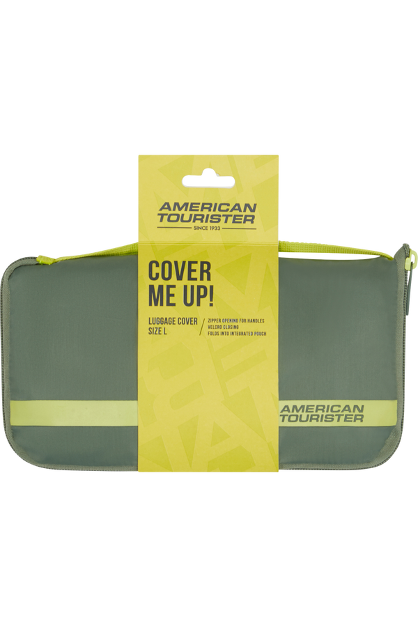 American Tourister American Tourist. Ta Foldable Luggage Cover L  Olive/Lime