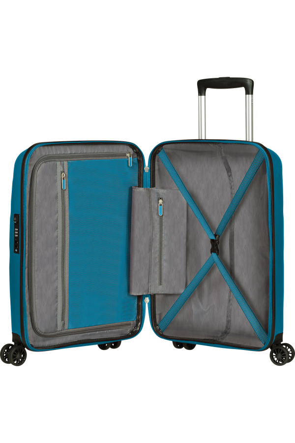 American Tourister Bon Air Dlx Spinner TSA 55cm  Seaport Blue