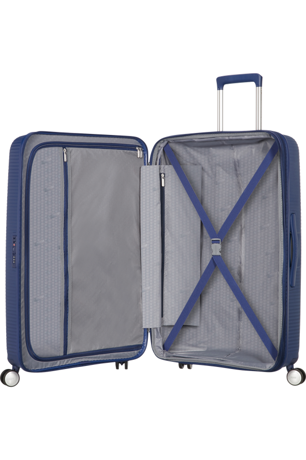 American Tourister Soundbox Spinner erweiterbar 67cm Midnight Navy