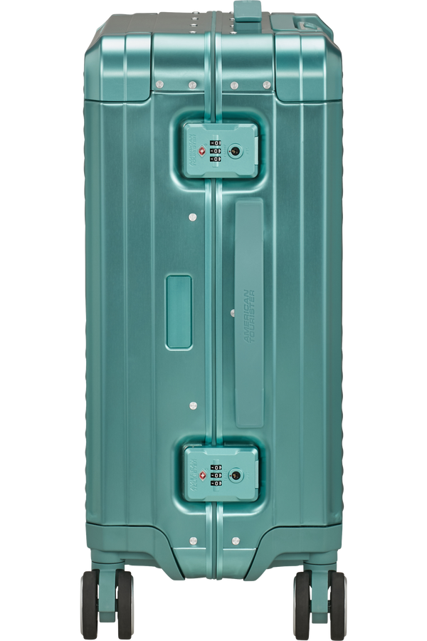 American Tourister Soundbox Alu Spinner TSA 55cm  Dusty Turquoise
