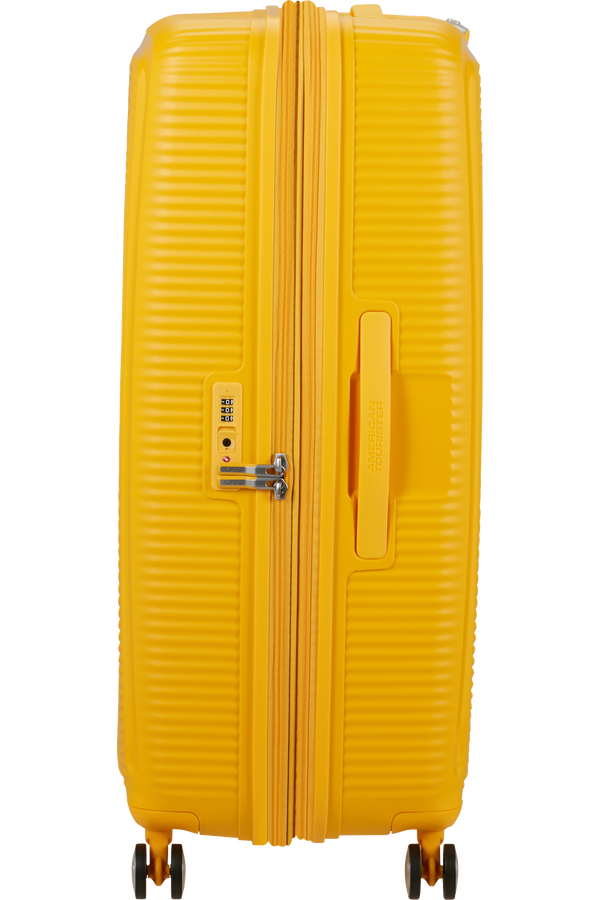American Tourister SoundBox Spinner TSA Expandable 80cm  Golden Yellow