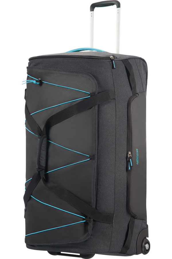American Tourister Road Quest Duffle with Wheels L  Graphite/Turquoise