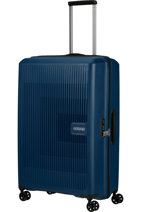American Tourister Aerostep Spinner 77/28 Exp Tsa 77cm  Bleu marine