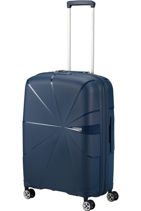 American Tourister Starvibe Spinner Expandable TSA 67cm Marine