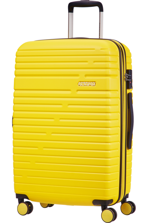 American Tourister Aero Racer Spinner M Expandable 68cm  Lemon Yellow