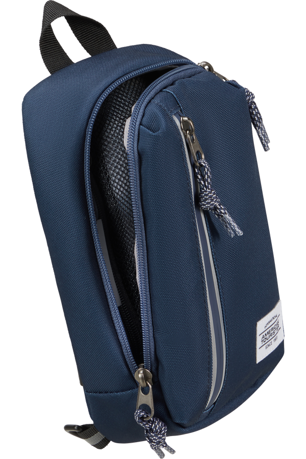 American Tourister Brightup Sling Bag Zip  Marine