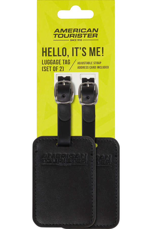 American Tourister American Tourist. Ta Luggage Tag X2  Schwarz