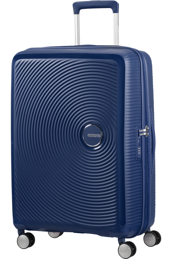 American Tourister Soundbox Spinner erweiterbar 67cm Midnight Navy