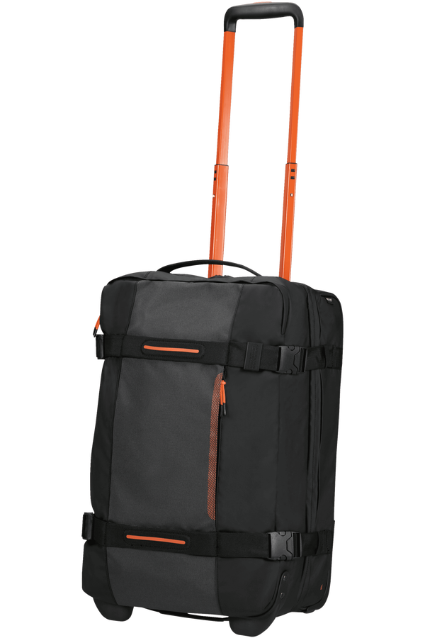American Tourister Urban Track Duffle with Wheels Lmtd S  Noir/Orange