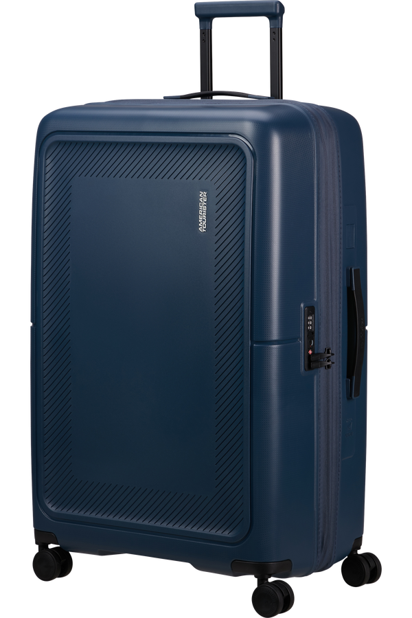 American Tourister DashPop Spinner Expandable TSA 77cm Bleu nuit