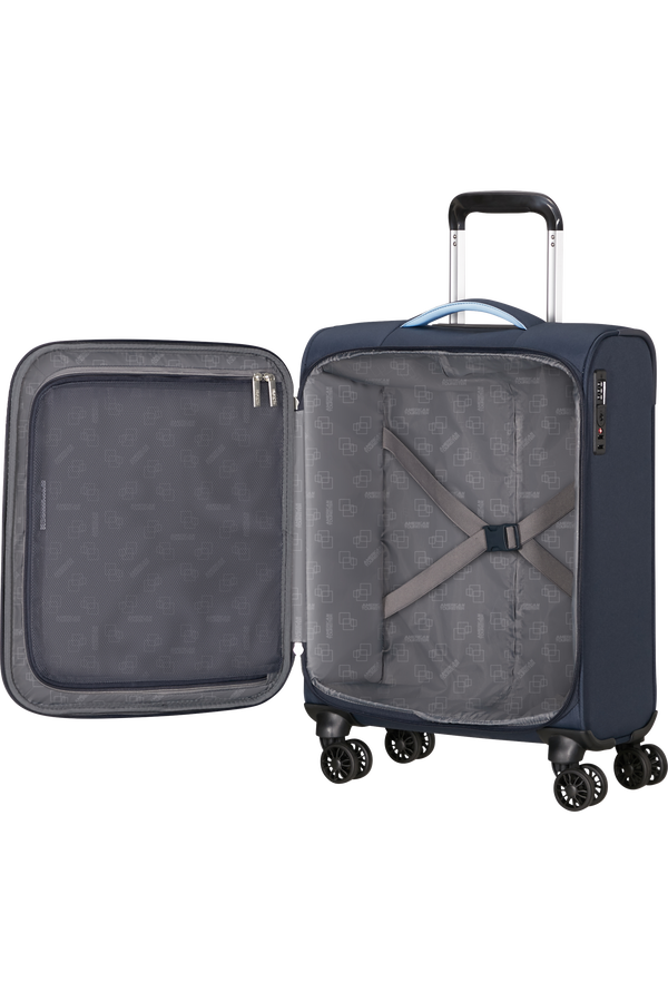 American Tourister Cloudrider Spinner TSA S  Sky Navy