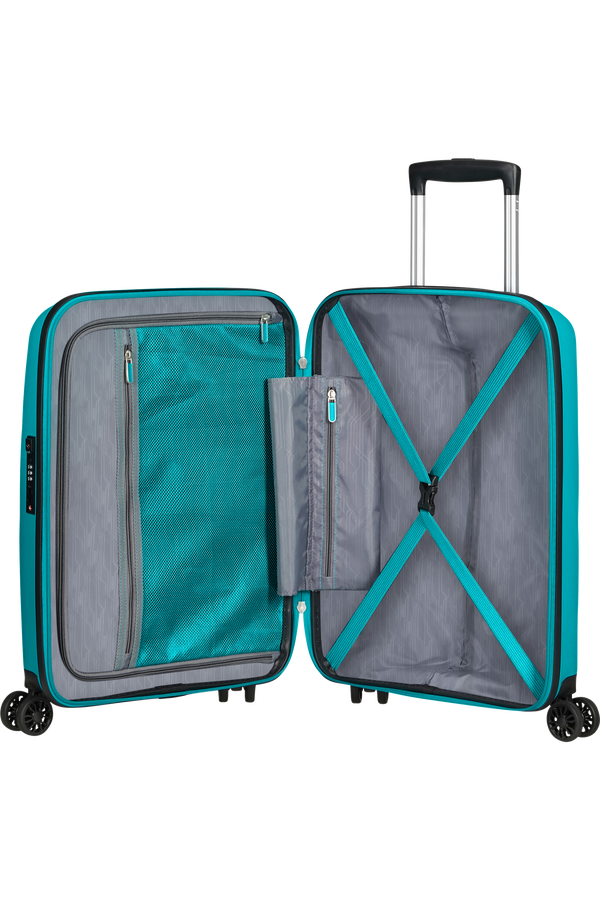 American Tourister Bon Air Dlx Spinner TSA 55cm  Deep Turquoise
