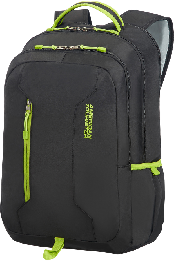American Tourister Urban Groove Laptop Rucksack 2 39.6cm/15.6inch Black/Lime Green