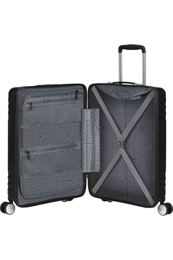 American Tourister Hello Cabin Spinner TSA Coated 55cm  Noir Onyx
