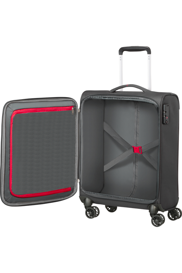 American Tourister Crosstrack Spinner 55cm  Grey/Red