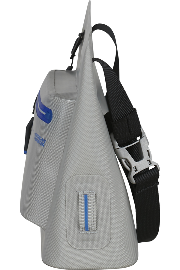 Colourdry M Schultertasche | American Tourister Colourdry Shoulder Bag M  Glacial Silver