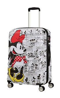 American Tourister Wavebreaker Disney Spinner Disney 67cm Minnie Comics White