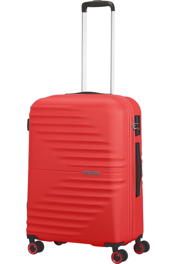 American Tourister Wavetwister Spinner TSA 66cm  Vivid Red
