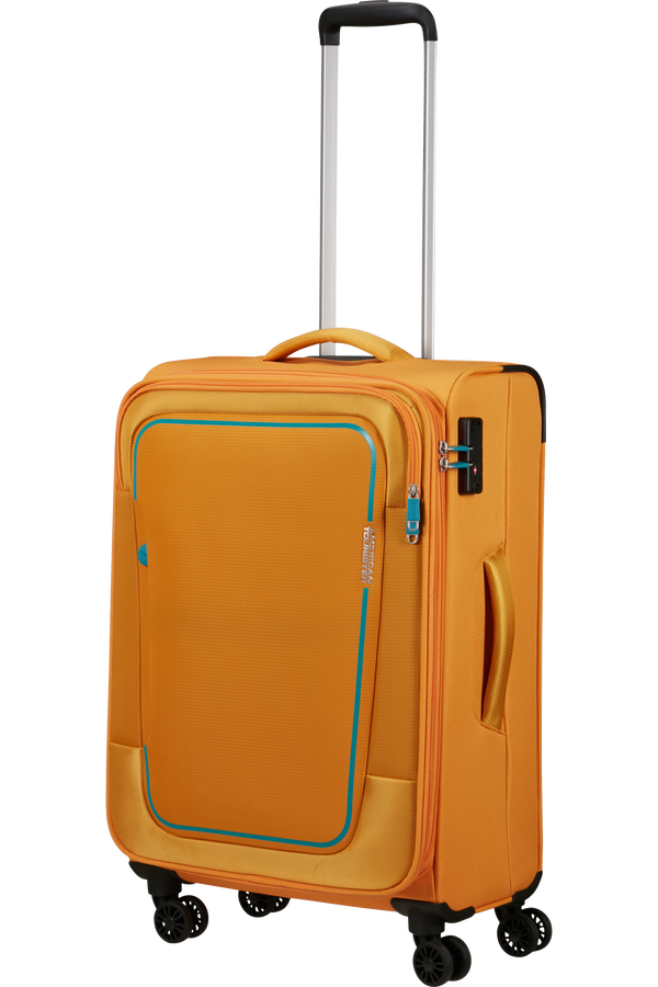 American Tourister Pulsonic Spinner Expandable 68cm  Jaune
