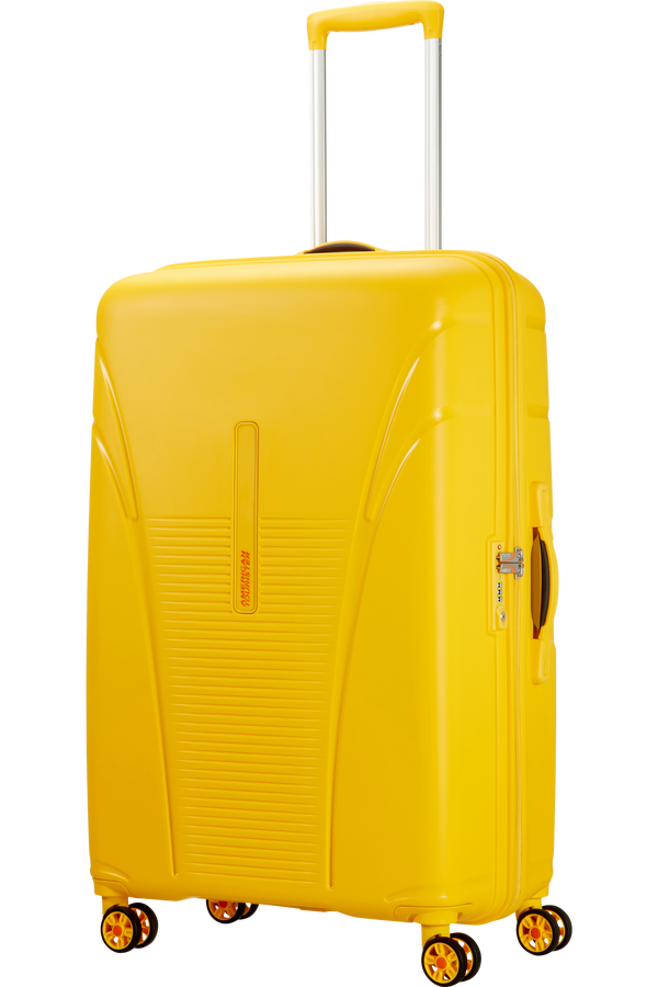 American Tourister Skytracer Spinner 77cm Saffron Yellow