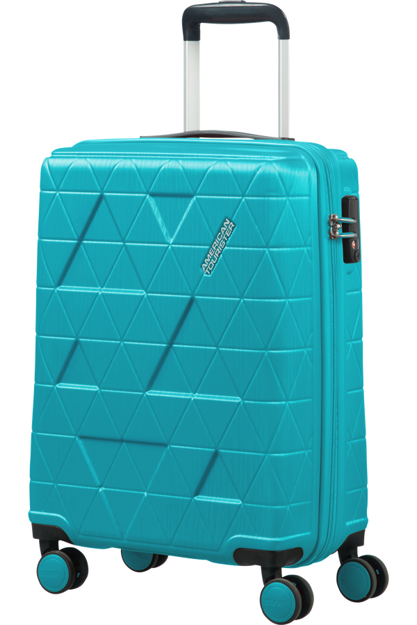 American Tourister Triangolo Spinner TSA 55cm  Halo Blue