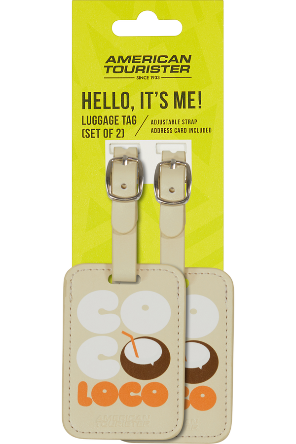American Tourister American Tourist. Ta Luggage Tag X2 Print  Coco Loco