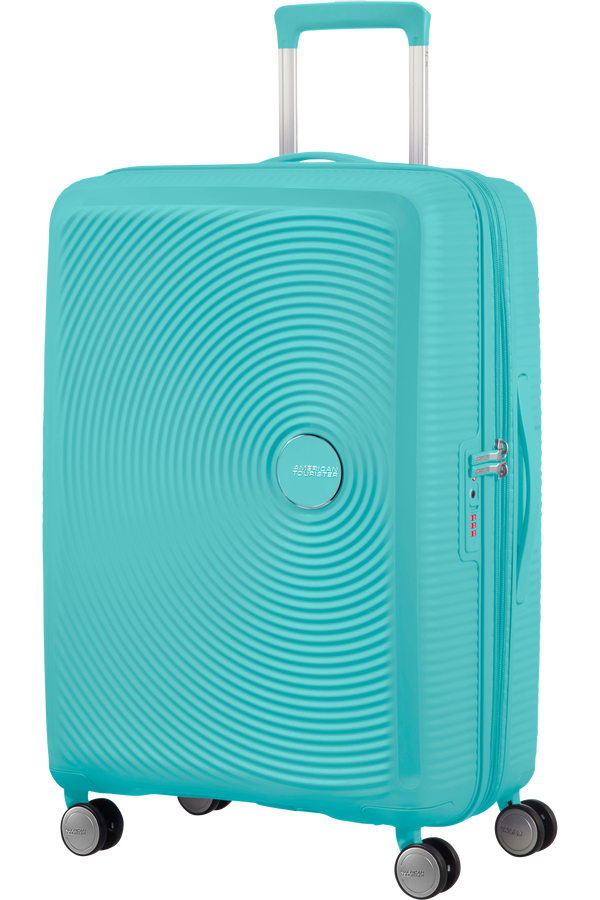 American Tourister Soundbox Spinner TSA Expandable 67cm  Poolside Blue