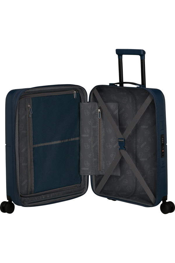 American Tourister DashPop Spinner Expandable TSA 55cm Midnight Blue