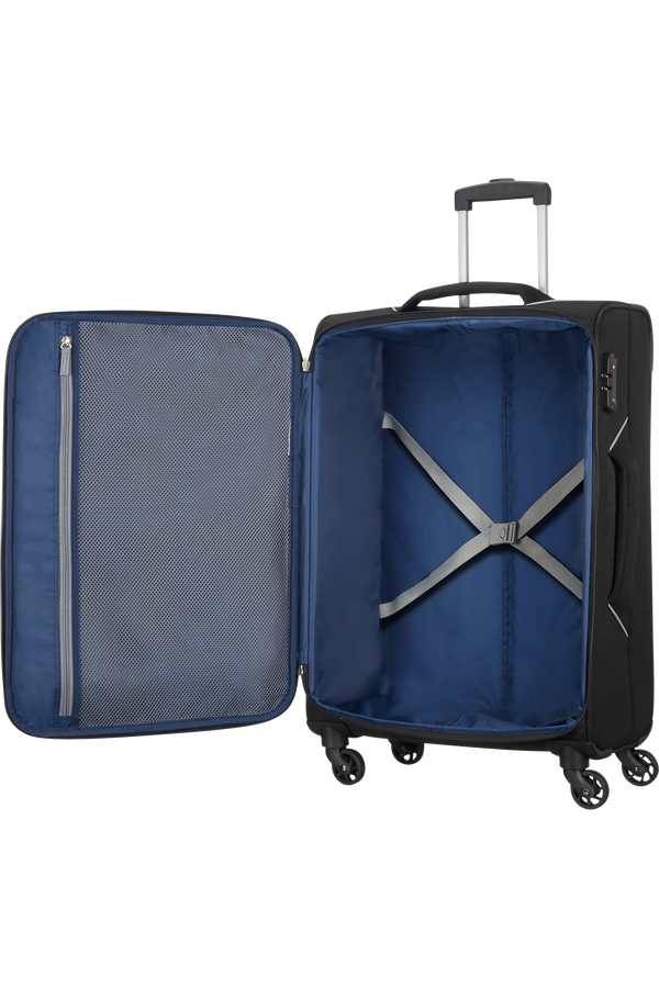 American Tourister Holiday Heat Spinner 67/24  Schwarz