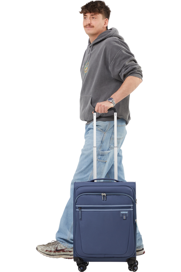 American Tourister Aerospin Spinner Expandable S  Indigo