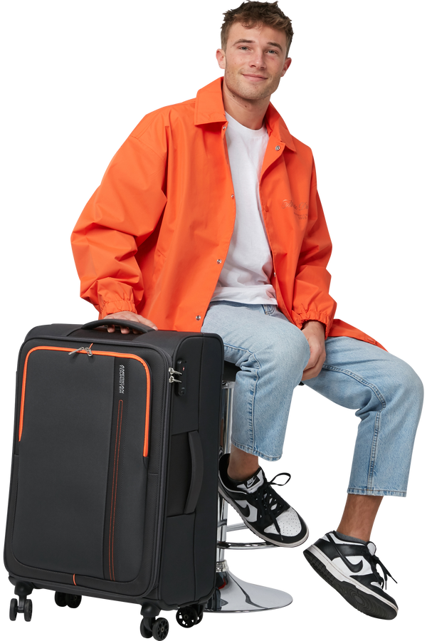 American Tourister Sea Seeker Spinner 68/25 Tsa 68cm  Charcoal Grey