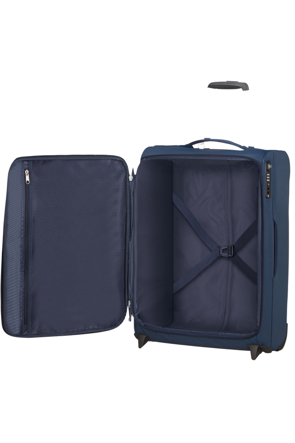 American Tourister Lite Ray Upright TSA 55cm  Bleu marine foncé
