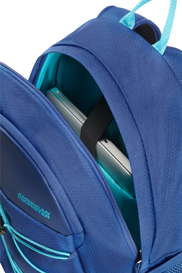American Tourister Road Quest Laptop Backpack M 15.6'  Deep Water Blue