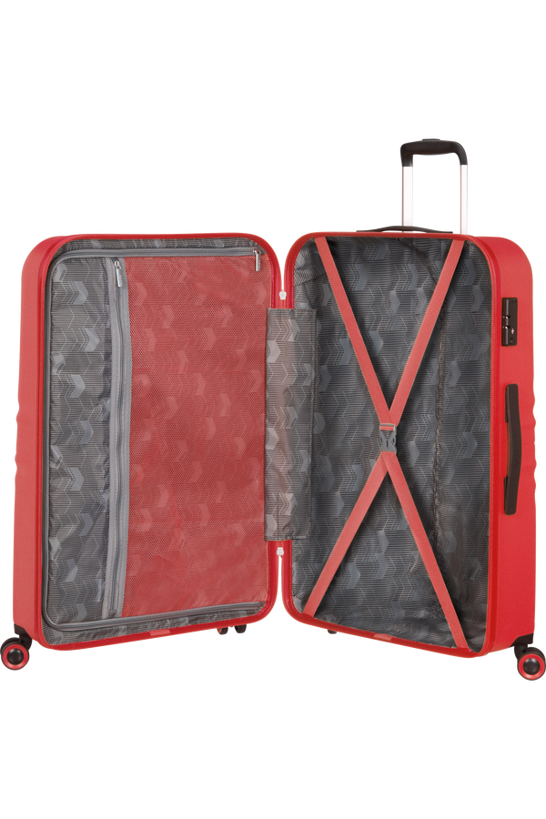 American Tourister Wavetwister Spinner TSA 77cm  Rouge vif